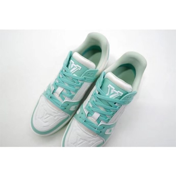 루이비통 2021 lv 트레이너 스니커즈 티파니 컬러