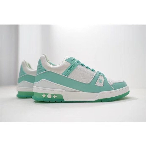 루이비통 2021 lv 트레이너 스니커즈 티파니 컬러