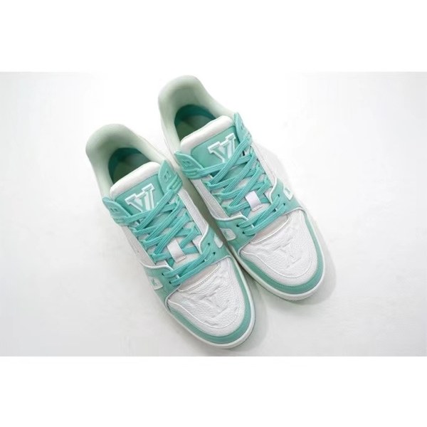 루이비통 2021 lv 트레이너 스니커즈 티파니 컬러