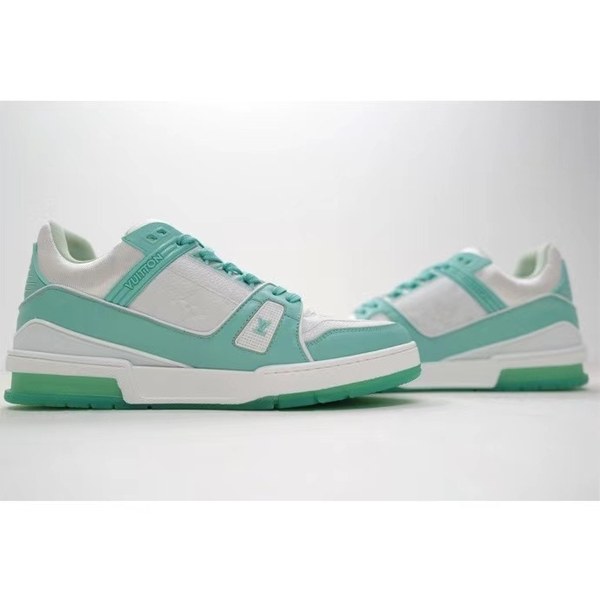 루이비통 2021 lv 트레이너 스니커즈 티파니 컬러