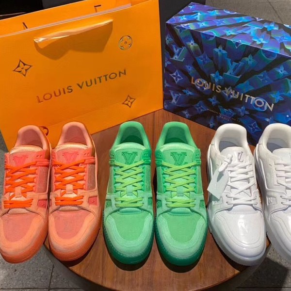 루이비통 2021 뉴컬러 lv트레이너 스니커즈
