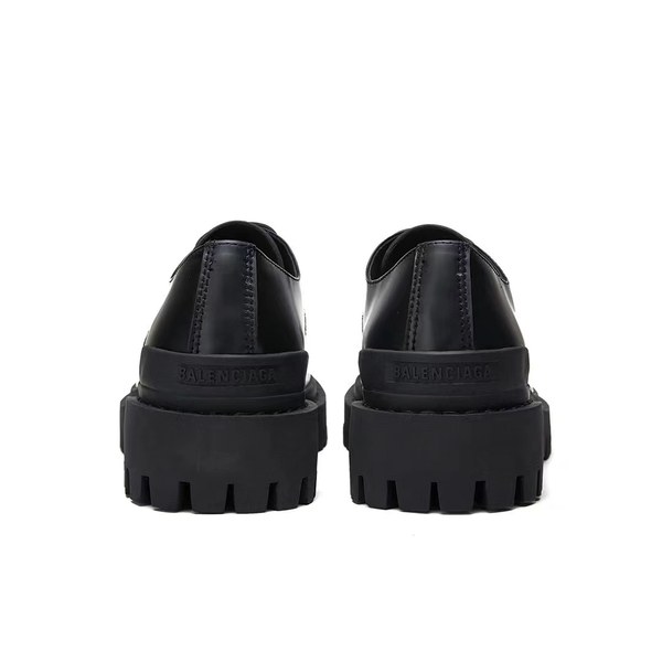 발렌시아가 2021 로고 스토퍼 더비 슈즈