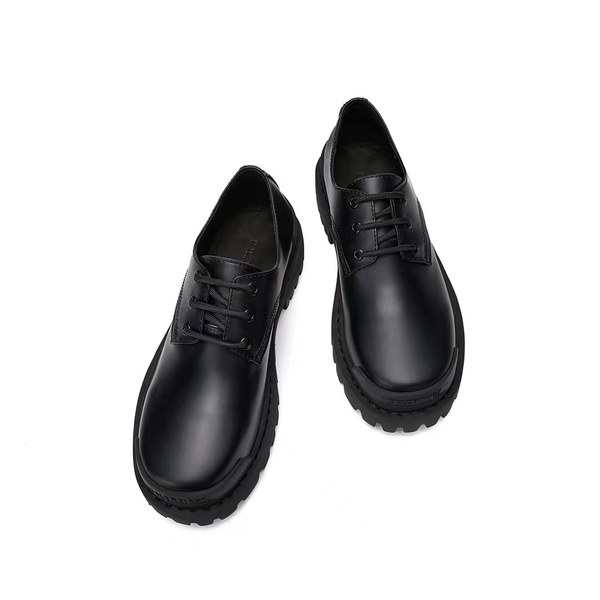 발렌시아가 2021 로고 스토퍼 더비 슈즈