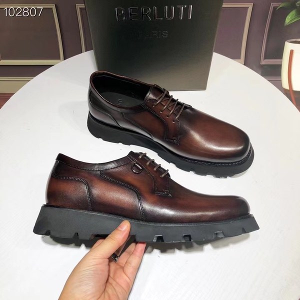 벨루티 2021 트위스트 더비 슈즈