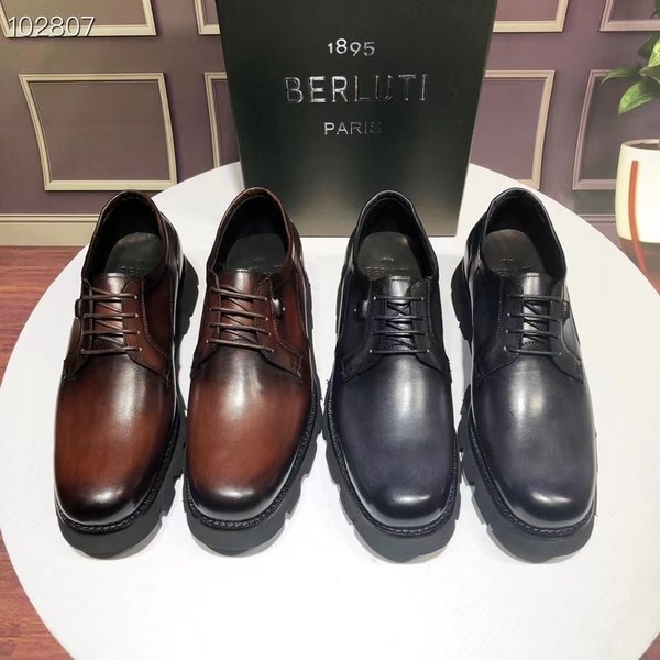 벨루티 2021 트위스트 더비 슈즈