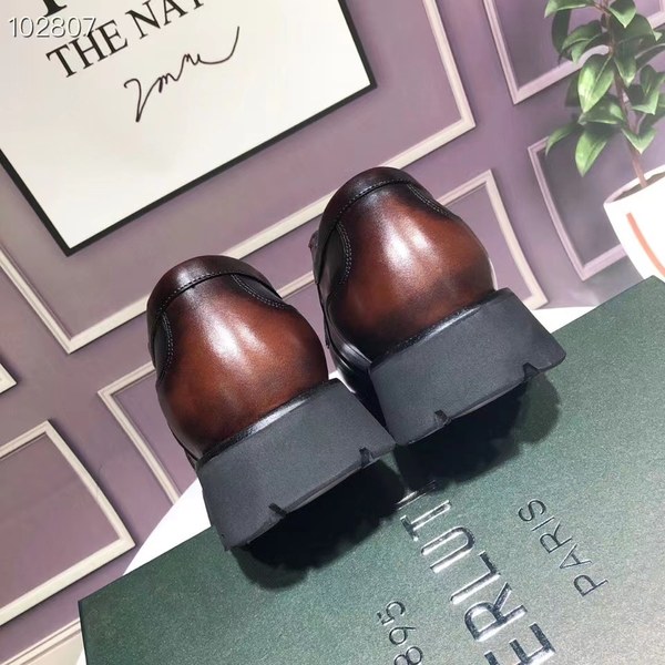 벨루티 2021 트위스트 더비 슈즈