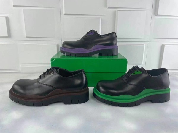 보테가베네타 2021 배색 타이어 더비 슈즈