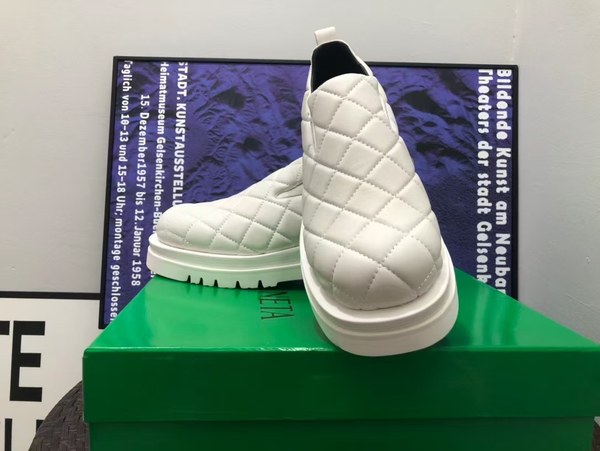 보테가베네타 2021 화이트 인트레치아토 더비 슈즈