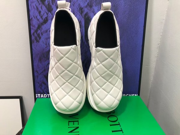 보테가베네타 2021 화이트 인트레치아토 더비 슈즈