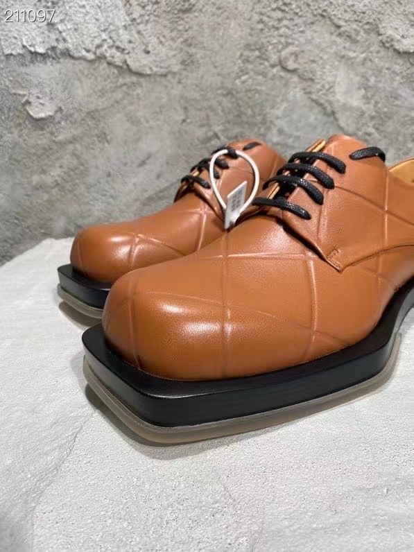 보테가베네타 2021 인트레치아토 클리어솔 레이스업 더비 슈즈