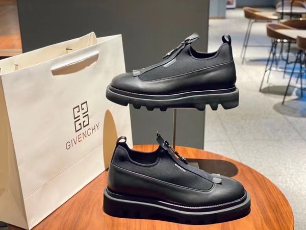 지방시 2021 레더 네오프랜 컴뱃 더비 슈즈