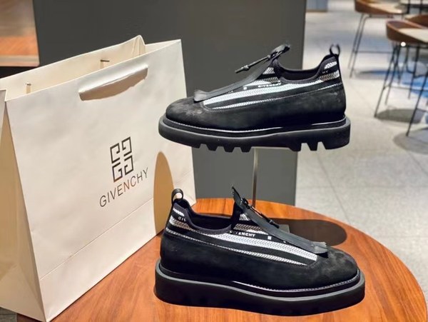 지방시 2021 레더 네오프랜 컴뱃 더비 슈즈