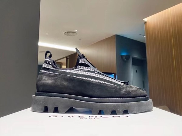 지방시 2021 레더 네오프랜 컴뱃 더비 슈즈