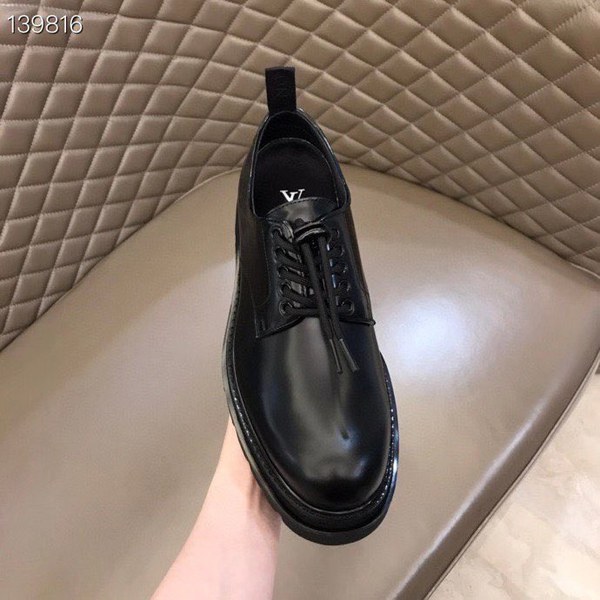 루이비통 LV블랙아이스 스트랩 더비 슈즈 블랙컬러