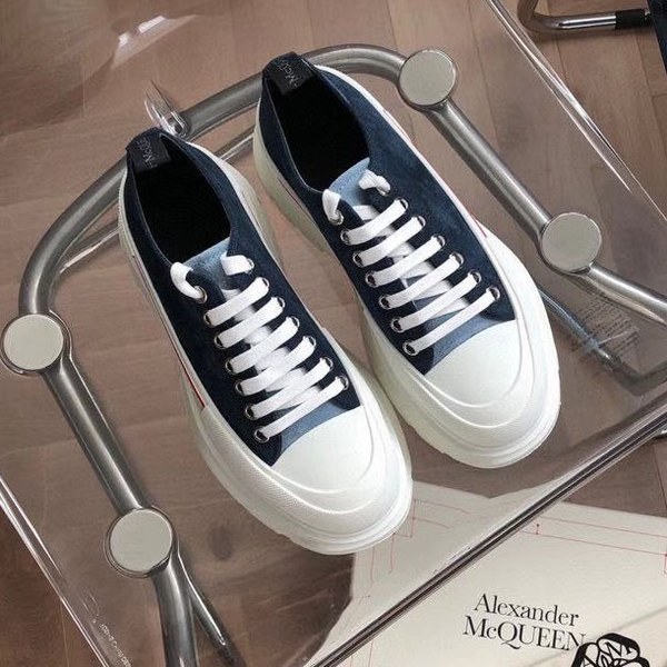알렉산더맥퀸 2020 트레드 슬릭 더비스니커즈 블루스웨에드