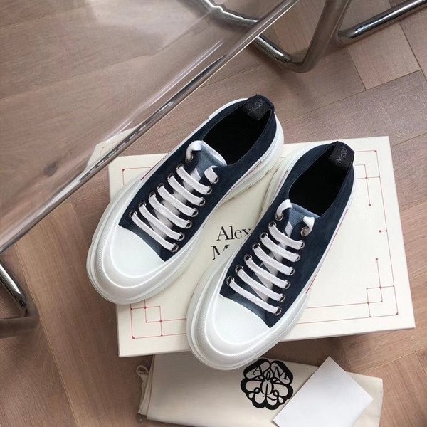 알렉산더맥퀸 2020 트레드 슬릭 더비스니커즈 블루스웨에드