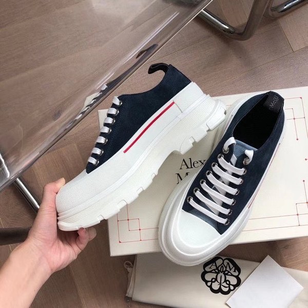 알렉산더맥퀸 2020 트레드 슬릭 더비스니커즈 블루스웨에드