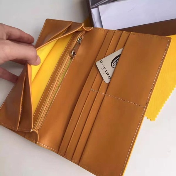 고야드 장지갑 옐로우