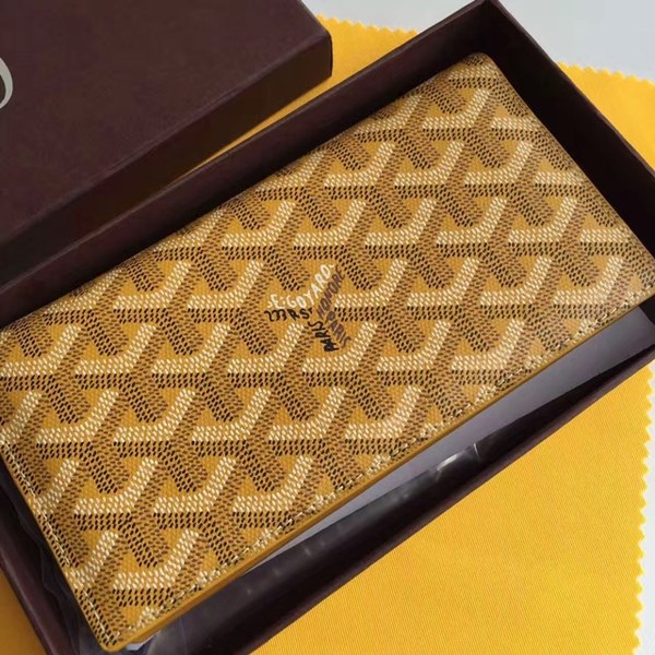 고야드 장지갑 옐로우