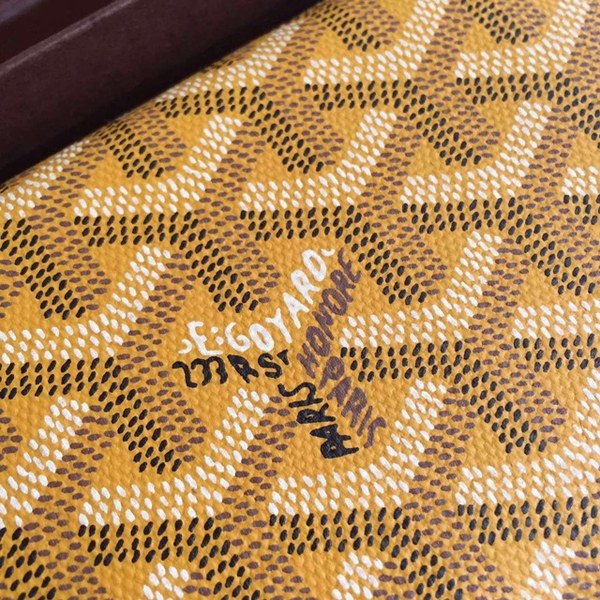 고야드 장지갑 옐로우