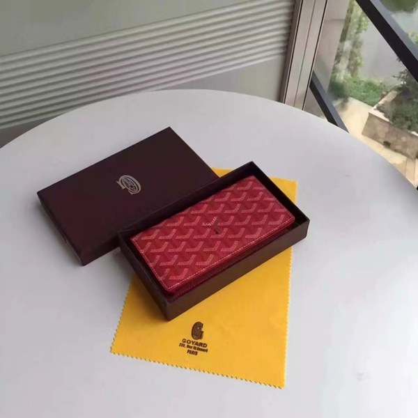 고야드 장지갑 레드