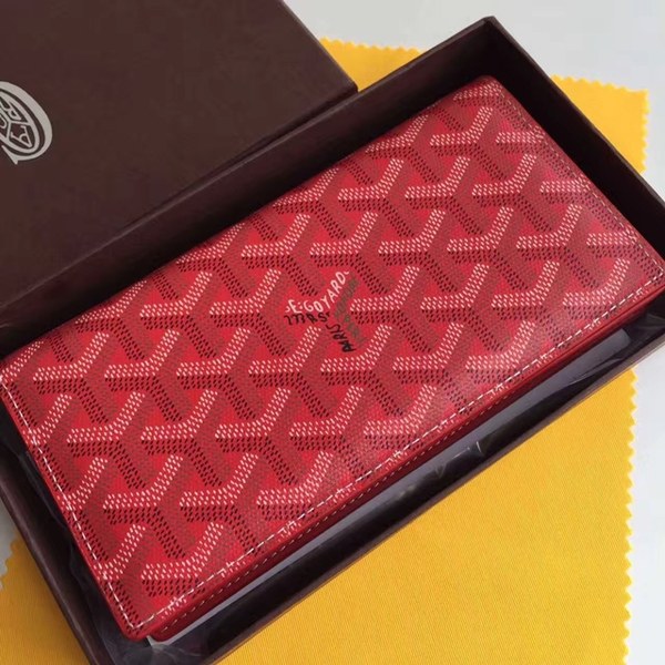 고야드 장지갑 레드
