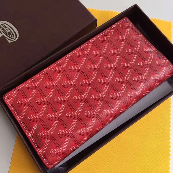 고야드 장지갑 레드