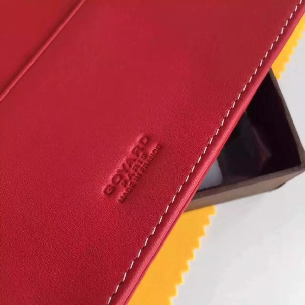 고야드 장지갑 레드
