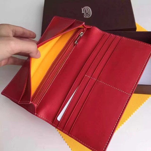 고야드 장지갑 레드