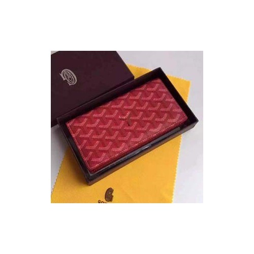 고야드 장지갑 레드