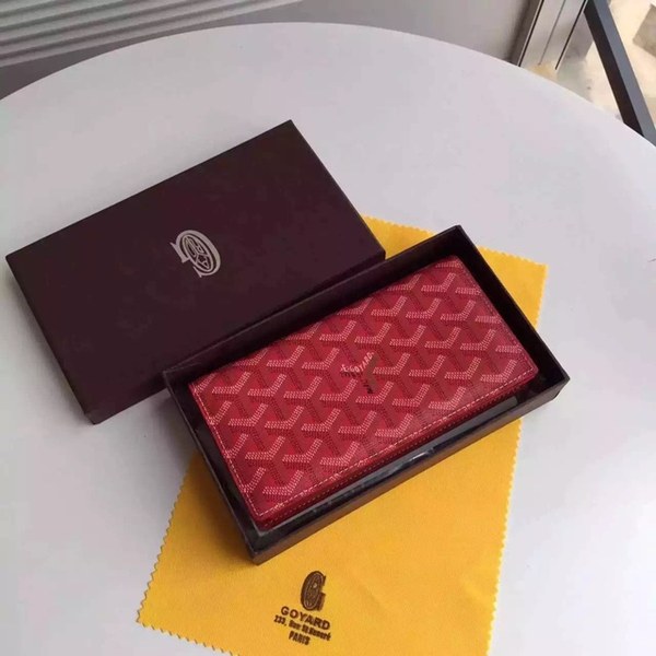 고야드 장지갑 레드