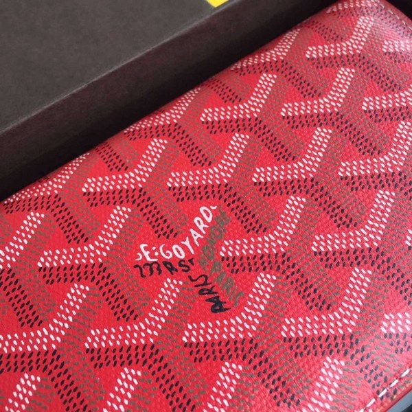 고야드 장지갑 레드