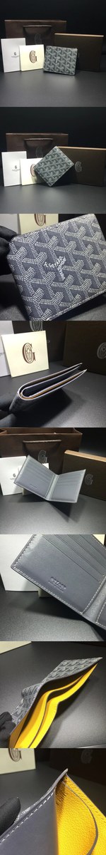 [GOYARD]고야드 빅투와르 반지갑-그레이