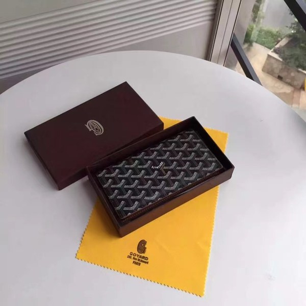 고야드 장지갑 블랙&브라운