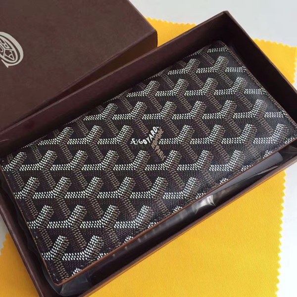 고야드 장지갑 블랙&브라운