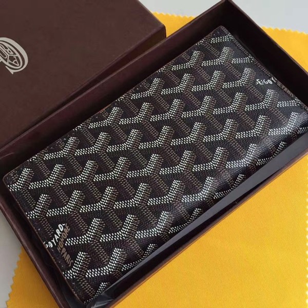 고야드 장지갑 블랙&브라운