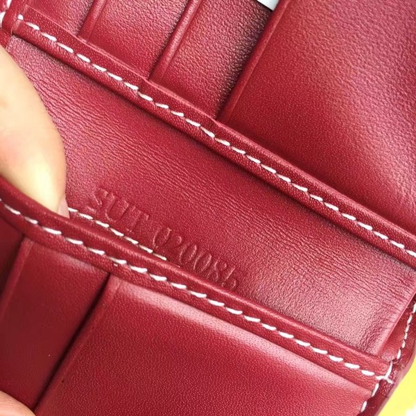 고야드 반지갑 버건디