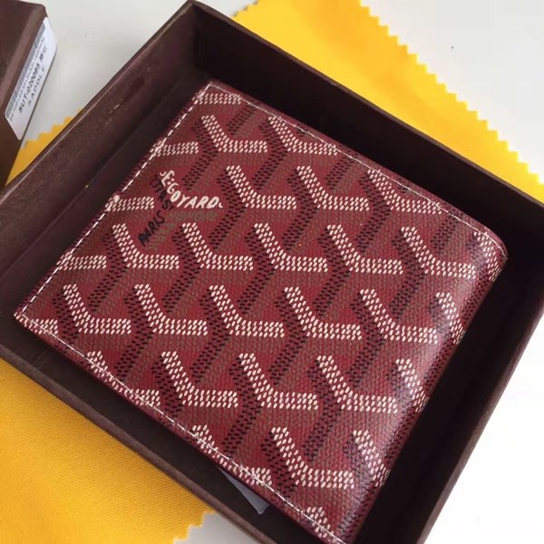 고야드 반지갑 버건디