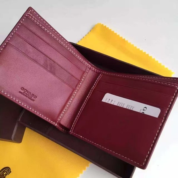 고야드 반지갑 버건디