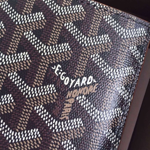 고야드 반지갑 블랙&브라운