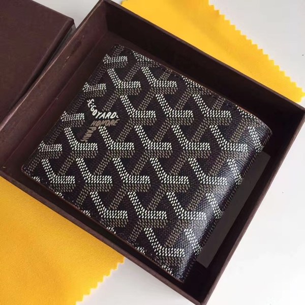 고야드 반지갑 블랙&브라운