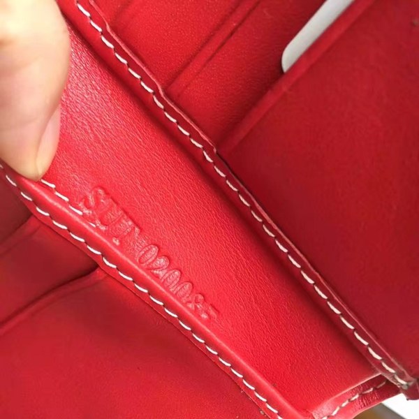 고야드 반지갑 레드