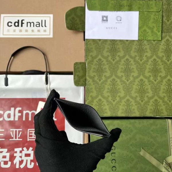 구찌 2023 컷아웃 인터로킹 G 카드 케이스 701425 지갑 카드지갑