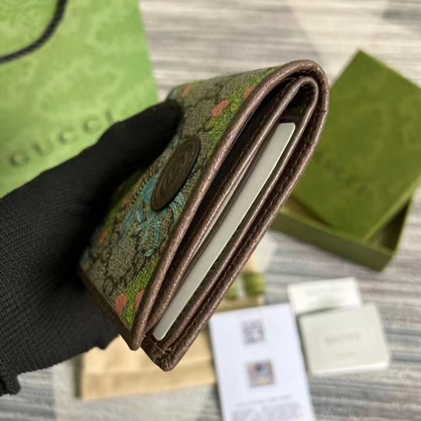 구찌 2022 타이거 플랜트반지갑