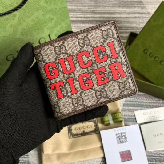 구찌 2022 타이거 반지갑 671652 US7EC