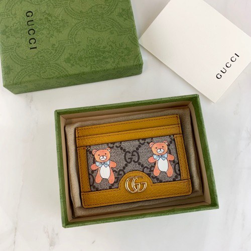 [해외배송]Gucci 구찌 카이 곰돌이 카드지갑