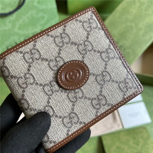 [해외배송]GUCCi  구찌 인터로킹 G 디테일 반지갑 671652