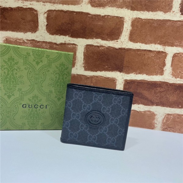 [해외배송]GUCCi  구찌 인터로킹 G 디테일 반지갑 671652