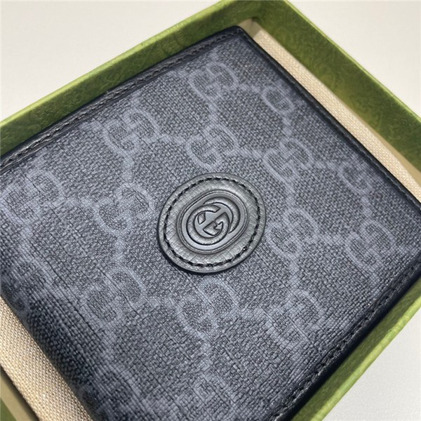 [해외배송]GUCCi  구찌 인터로킹 G 디테일 반지갑 671652