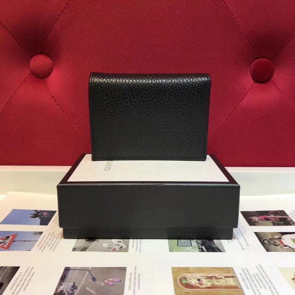 구찌 마몬트 버터플라이 카드지갑 499361 블랙